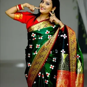 Sambhalpuri Pasapalli Work Saree