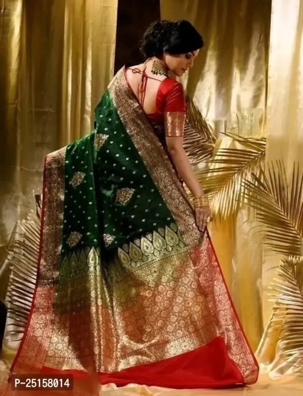 Banarasi Satin Silk Premium Exclusive Saree - Image 2