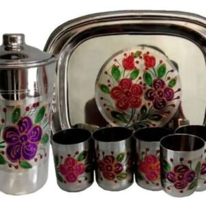 Stainless Steel Jug and Glass Set