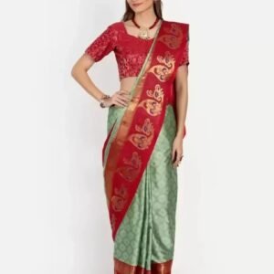 Classic Saree with Blouse piece for women